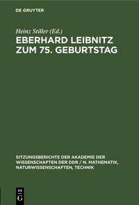 Produktbild: Eberhard Leibnitz zum 75. Geburtstag