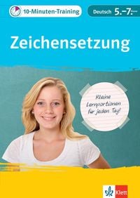 Produktbild: Klett 10-Minuten-Training Deutsch Rechtschreibung Zeichensetzung 5.-7. Klasse