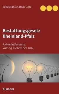 Produktbild: Bestattungsgesetz Rheinland-Pfalz