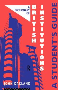 Produktbild: A Dictionary of British Institutions