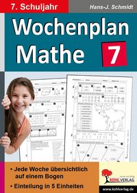 Produktbild: Wochenplan Mathe / 7. Schuljahr