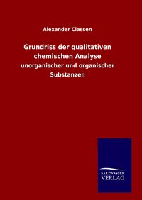 Produktbild: Grundriss der qualitativen chemischen Analyse