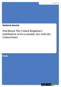 Produktbild: Post-Brexit. The United Kingdom's redefinition of its economic ties with the United States