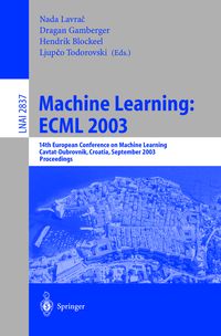 Produktbild: Machine Learning: ECML 2003