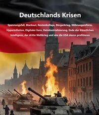 Produktbild: Deutschlands Krisen - Spannungsfall, Blackout, Rentenkollaps, B&uuml;rgerkrieg, W&auml;hrungsreform, Hyperinflation, Digitaler Euro, Deindustrialisierung, Ende