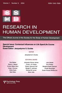 Produktbild: Contextual Influences on Life Span/life Course