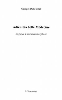Produktbild: Adieu ma belle medecine