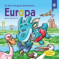 Produktbild: El drac Pasqual descobreix Europa : Conte infantil en catal&agrave; en lletra lligada: Interactiu, amb valors i divertit!