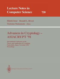 Produktbild: Advances in Cryptology - ASIACRYPT '91