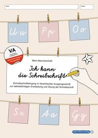 Produktbild: Ich kann die Schreibschrift - Schreiblehrgang - Vereinfachte Ausgangsschrift - Mit vier weiteren &Uuml;bungsseiten