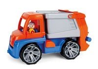 LENA® 04416EC - Truxx, Müllwagen mit Spielfigur, mehrfarbig, Länge 30 cm 