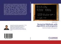 Produktbild: Numerical Methods with algorithms and programs