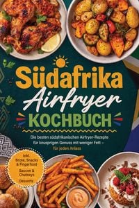 Produktbild: S&uuml;dafrika Airfryer Kochbuch: Die besten s&uuml;dafrikanischen Airfryer-Rezepte f&uuml;r knusprigen Genuss mit weniger Fett - f&uuml;r jeden Anlass - inkl. Brote, Sna