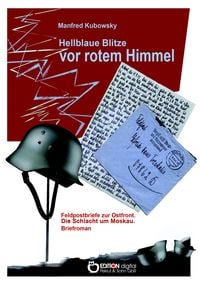 Produktbild: Hellblaue Blitze vor rotem Himmel
