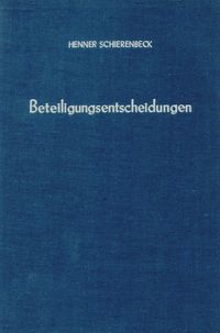 Produktbild: Beteiligungsentscheidungen.