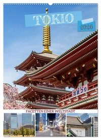 Produktbild: Tokio - Facetten einer Weltstadt (Wandkalender 2026 DIN A2 hoch), CALVENDO Monatskalender