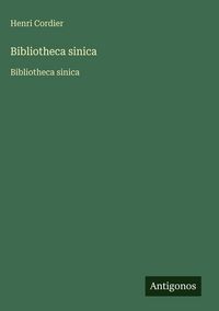 Produktbild: Bibliotheca sinica