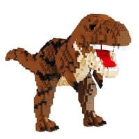 Produktbild BALODY Dinosaurier: Tyrannosaurus/T-Rex, DIY Bausatz aus Miniblocks, 1559 Klemmbausteine