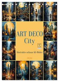 Produktbild: ART DECO City (Tischkalender 2026 DIN A5 hoch), CALVENDO Monatskalender
