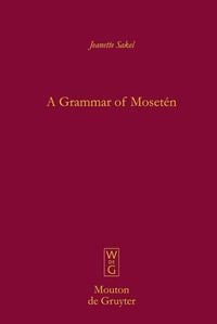 Produktbild: A Grammar of Moset&eacute;n