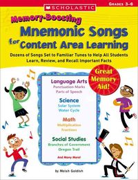 Produktbild: Memory-Boosting Mnemonic Songs for Content Area Learning, Grades 3-6