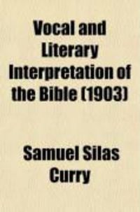 Produktbild: Vocal and Literary Interpretation of the Bible