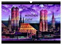 Produktbild: M&uuml;nchen digital (Wandkalender 2026 DIN A3 quer), CALVENDO Monatskalender