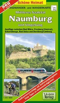 Produktbild: Radwander- und Wanderkarte Mittleres Saaletal Naumburg und Umgebung