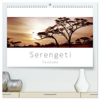 Produktbild: Serengeti Panorama (hochwertiger Premium Wandkalender 2026 DIN A2 quer), Kunstdruck in Hochglanz
