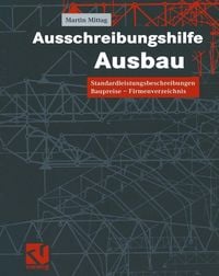 Produktbild: Ausschreibungshilfe Ausbau
