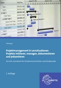 Produktbild: Tiemeyer, E: Projektmanagement in Lernsituationen