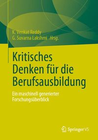 Produktbild: Kritisches Denken f&uuml;r die Berufsausbildung