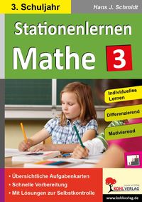 Produktbild: Kohls Stationenlernen Mathe 3. Schuljahr