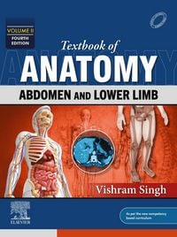 Produktbild: Textbook of Anatomy- Abdomen and Lower Limb, Volume 2- E-Book