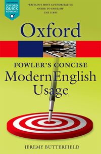 Produktbild: Fowler's Concise Dictionary of Modern English Usage
