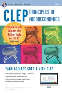 Produktbild: CLEP(R) Principles of Microeconomics Book + Online