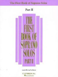 Produktbild: The First Book of Soprano Solos - Part II