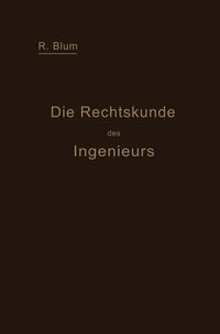 Produktbild: Die Rechtskunde des Ingenieurs