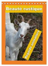 Produktbild: Beaut&eacute; rustique Regards animaliers (Calendrier de bureau 2026 DIN A5 horizontal), CALVENDO calendrier mensuel