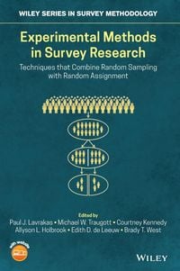Produktbild: Experimental Methods in Survey Research