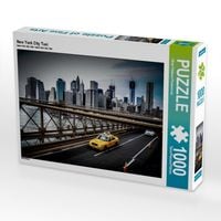 Produktbild: CALVENDO Puzzle New York City Taxi | 1000 Teile Lege-Gr&ouml;&szlig;e 64x48cm Foto-Puzzle f&uuml;r gl&uuml;ckliche Stunden