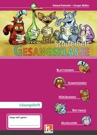 Produktbild: Leitfaden Gesangsklasse. Lehrerband und L&ouml;sungsheft zum Sch&uuml;lerarbeitsheft