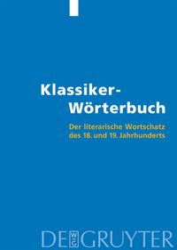 Produktbild: Klassiker-W&ouml;rterbuch