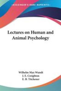 Produktbild: Lectures On Human And Animal Psychology