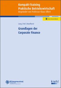 Produktbild: Grundlagen der Corporate Finance