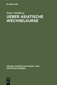 Produktbild: Ueber asiatische Wechselkurse
