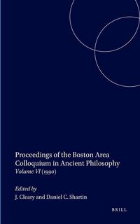 Produktbild: Proceedings of the Boston Area Colloquium in Ancient Philosophy