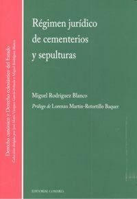 Produktbild: R&eacute;gimen jur&iacute;dico de cementerios y sepulturas