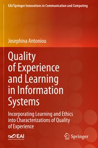 Produktbild: Quality of Experience and Learning in Information Systems