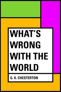 Produktbild: What's Wrong with the World